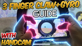 3 Finger Claw Setup GuideTutorial with Handcam  SensitivitySettings PUBG MOBILE [upl. by Barcellona955]