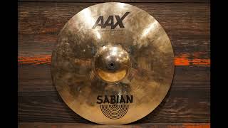 SOLD  Sabian 20quot AAX XPlosion Crash Cymbal  1966g [upl. by Gerius]