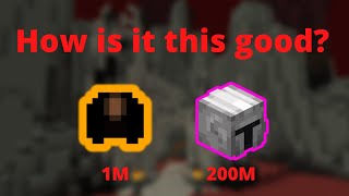 1m helm vs 200m helm Hypixel Skyblock [upl. by Atisor]