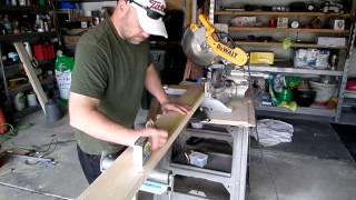 Kitchen Cabinet Fuji Hvlp Spraying base trim amp homemade Thresholds Part 6 [upl. by Maurise]