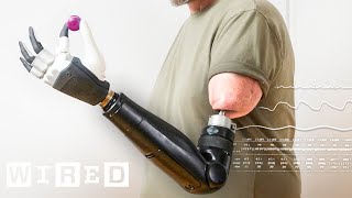 How MindControlled Bionic Arms Fuse To The Body  WIRED [upl. by Brindle]