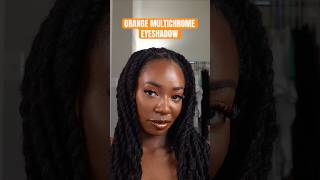 Orange Multichrome Eyeshadow Tutorial  Danessa Myricks Twin Flame Eye Shadow amp Colorfix Pigments [upl. by Bel451]