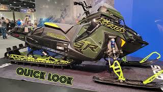 2024 Polaris 9R Khaos RMK Matryx Slash 155 Army Green color option [upl. by Rory981]