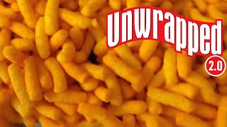 How Cheese Puffs Are Made  Unwrapped 20  Food Network [upl. by Oalsecnew62]