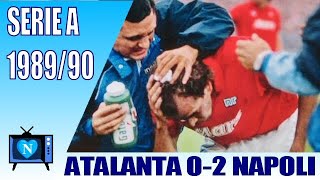 Atalanta  Napoli 00 poi 02 a tavolino  serie A 198990  il caso Alemao [upl. by Nodababus]