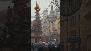 Snowy Christmas in Vienna shorts snow christmas vienna [upl. by Polik]