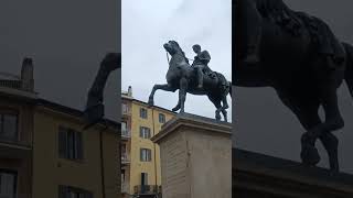 ITALIEN  Casale Monferrato Marktplatz  Reiterdenkmal Besuch Besichtigung Altstadt [upl. by Buck]