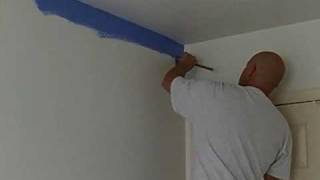 Interior Painting How To Cut In an Accent Wall Part 1 of 2 [upl. by Quitt378]