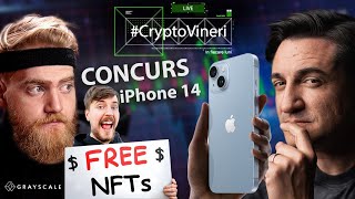 CryptoVineri 123  Giveaway IPHONE 14 MRBEAST SI NFTURILE TOAMNA IN CRYPTO [upl. by Tine]