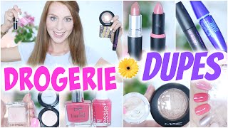 7 GÜNSTIGE DROGERIE DUPES  MAC VERLOSUNG  Maybelline ESSIE Cute as a Button MAC Brave uvm [upl. by Aerdnaid]