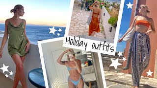 WHAT I WORE ON HOLIDAY IN GREECE HOLIDAY OUTFIT INSPIRATION  Lizzy Capps [upl. by Otrebron]