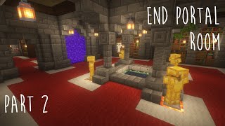 Minecraft  How to Build a End Portal Room  Part 2 Enchanting and Potion Brewing [upl. by Sarat]