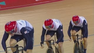 Mens Team Sprint  First Round  London 2012 Olympics [upl. by Auehsoj]