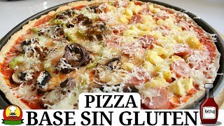 ¡¡DELICIOSA PIZZA CON BASE DE OKARA DE CACAHUATE MANÍ Transición Vegana [upl. by Auot]