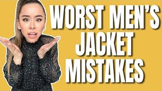 10 Worst Jacket Mistakes EVERY Man Makes  Mens Fashioner  Ashley Weston [upl. by Nuahc]