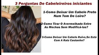 Dicas De Colorimetria Importantes Para Cabeleireiros Iniciantes [upl. by Hannahc]