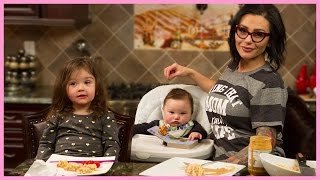 JWOWW’s Banana Sushi with Meilani and Greyson [upl. by Tekcirc]