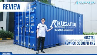 REVIEW KUSATSU CONTAINERIZED SEA WATER DESALINATION SYSTEM  KSWROC3000LPHCK2 [upl. by Ymmaj]