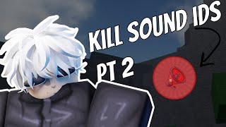 Strongest battlegrounds custom kill sound ids pt2 20 [upl. by Kcirderf]