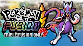 Pokémon Infinite Fusion Randomizer Hardcore Nuzlocke  Triple Fusions ONLY [upl. by Einnoj]