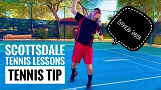 One Minute Tennis Tip  Overhead Smash [upl. by Juline]