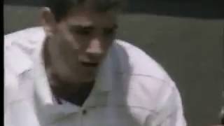 Wimbledon 1995 1R Sampras vs Braasch [upl. by Aruon]