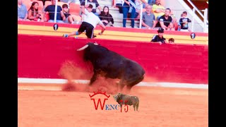 BUEN TORO DE ANTONIO SANCHEZ EN EL ENCIERROS DE ILLESCAS 2023 [upl. by Einittirb144]