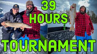 39hrs ICE FISHING TOURNAMENT part 1 [upl. by Lundt]