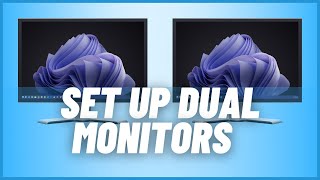 How To Set Up Dual Monitors On Windows 11 [upl. by Eugenie]