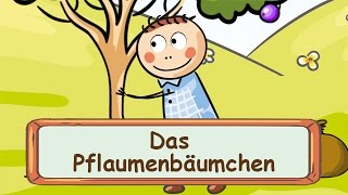 🌼 Das Pflaumenbäumchen  Fingerspiellieder zum Mitsingen  Kinderlieder [upl. by Sitruc]