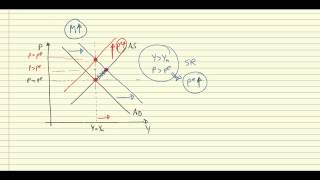 ASAD short and medium run equilibrium [upl. by Airdnazxela]