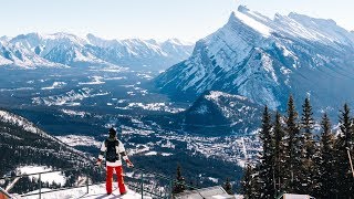 BANFF MT NORQUAY Mountain Resort Guide SkiBig3 Alberta Canada  Snowboard Traveler [upl. by Silsbye]