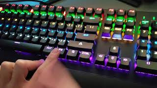 Blackweb Mechanical RGB Gaming KeyboardUnboxing and Review [upl. by Malissia]