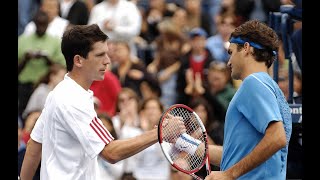 Roger Federer vs Tim Henman 2006 US Open R2 Highlights [upl. by Banks]