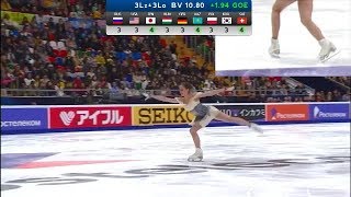 Alina Zagitova  SP Rostelecom 2018  By Country Алина Загитова [upl. by Nyrek]