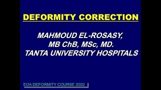 3 DEFORMITY CORRECTION BASIC COURSE‬ [upl. by Nnylatsyrc]