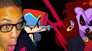 Friday Night Funkin ANIME DUEL Animation 🎤 REACTION  YO THEY SPITTING FACTS [upl. by Earl]