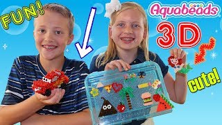 3D Aquabeads Family Playtime Fun [upl. by Reppiks]