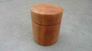 Woodturning  How To Make A Turned Lidded Box [upl. by Lateh]