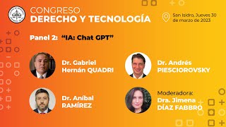 CONGRESO DERECHO Y TECNOLOGÍA  “IA Chat GPT” [upl. by Clayberg]