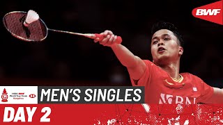 HSBC BWF World Tour Finals 2023  Shi Yu Qi CHN vs Anthony Sinisuka Ginting INA  Group A [upl. by Eylloh]