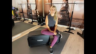 Pia Seeberg bruker Technogym App for å få max ut av sin Technogym Bench [upl. by Lidah]