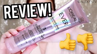 LOreal Everpure Glossing Conditioner Review  Loreal Drugstore Haircare Reviews [upl. by Levin]