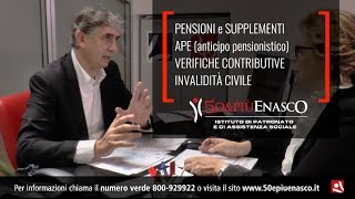 Assistenza previdenziale con 50ampPiùEnasco [upl. by Ainahtan]