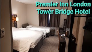 Premier Inn London Tower Bridge Hotel Roomtour [upl. by Longerich]