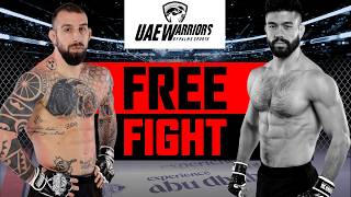 Walter Cogliandro vs Mark Striegi  Free Fight  UAE Warriors 51 [upl. by Assenyl]