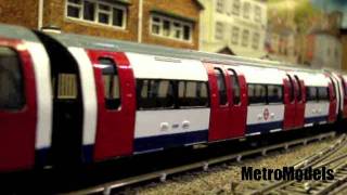 London Underground tube train model railway model subway railroad [upl. by Flo]