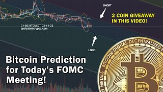 Bitcoin Pop and Drop OR Drop and Pop FOMC Today [upl. by Anilave]