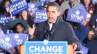 Obama cerró su campaña en Virginia con un discurso arrollador [upl. by Lebasiairam]