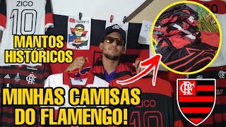 MOSTRANDO MINHA COLEÃ‡ÃƒO DE CAMISAS DO FLAMENGO MINHAS CAMISAS DE TIME PARTE 1 [upl. by Nylannej]